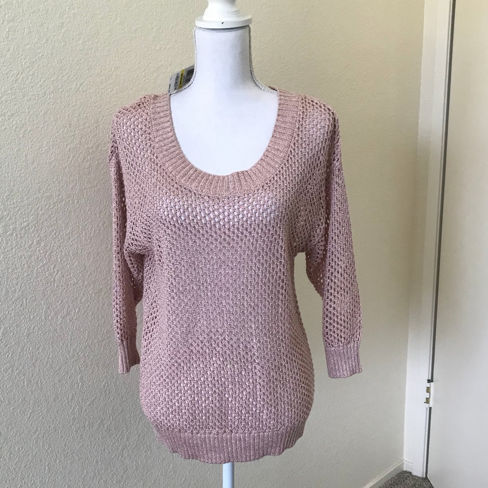 International Concepts Rose Knit Sweater! 🌟